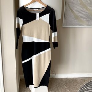 New York & Company Geometric Print Dress XS NWT